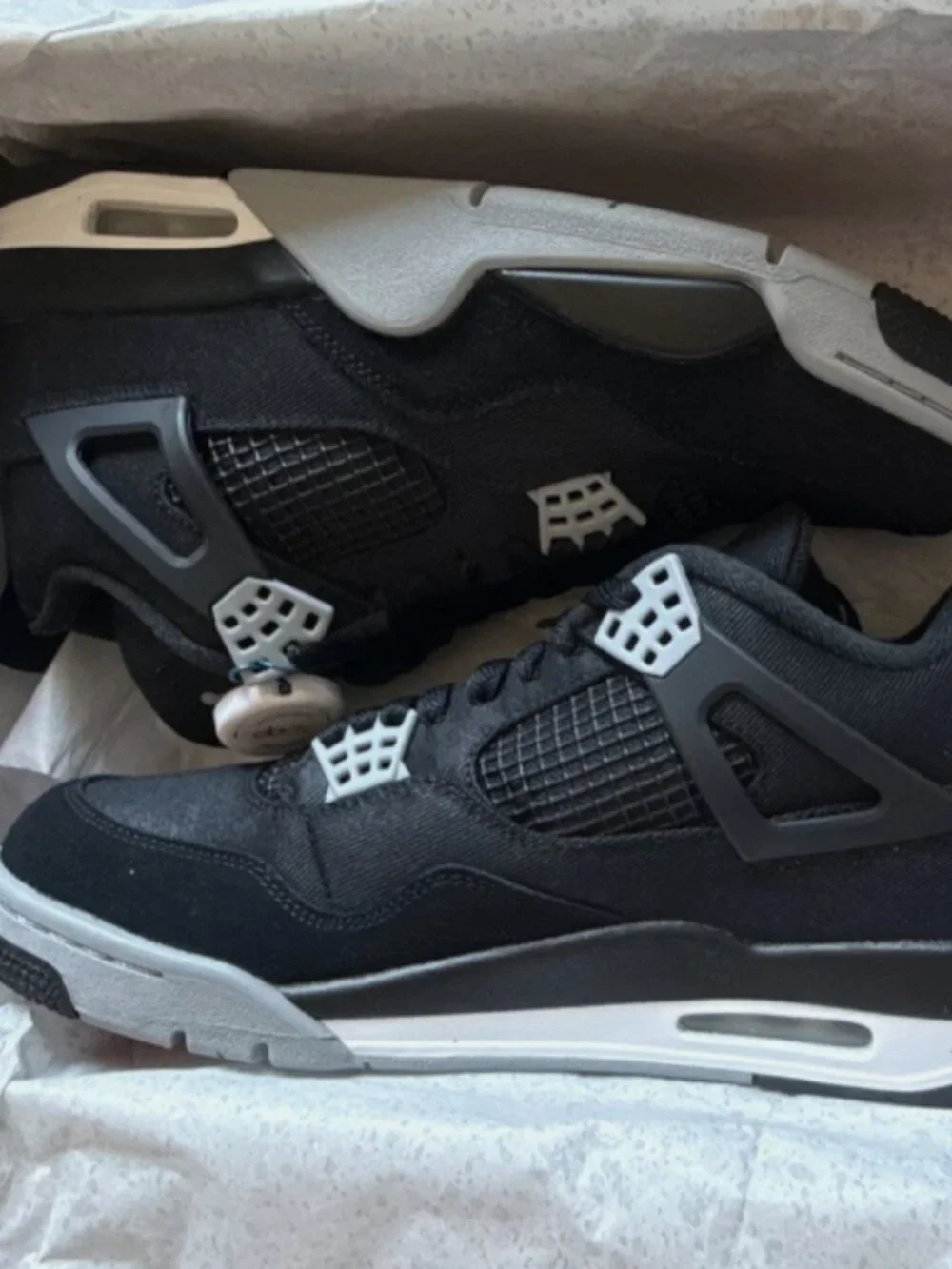 Jordan Air Jordan 4 Retro SE Black Canvas